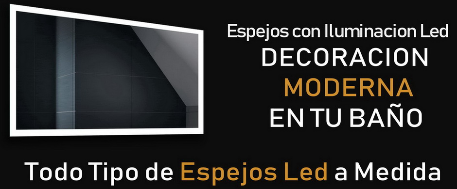 espejos baños led